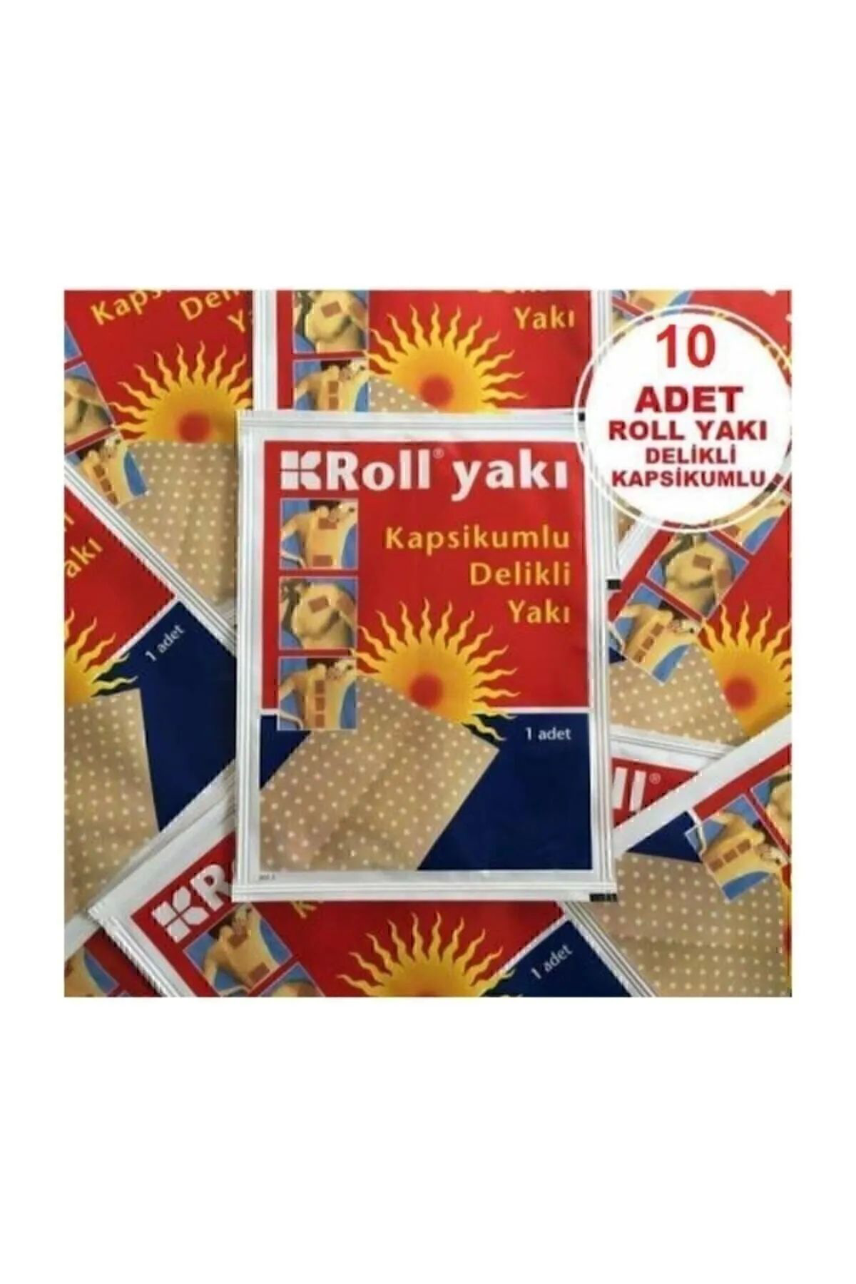 Roll Delikli Kapsikumlu Yaki Bandi 10 Adet