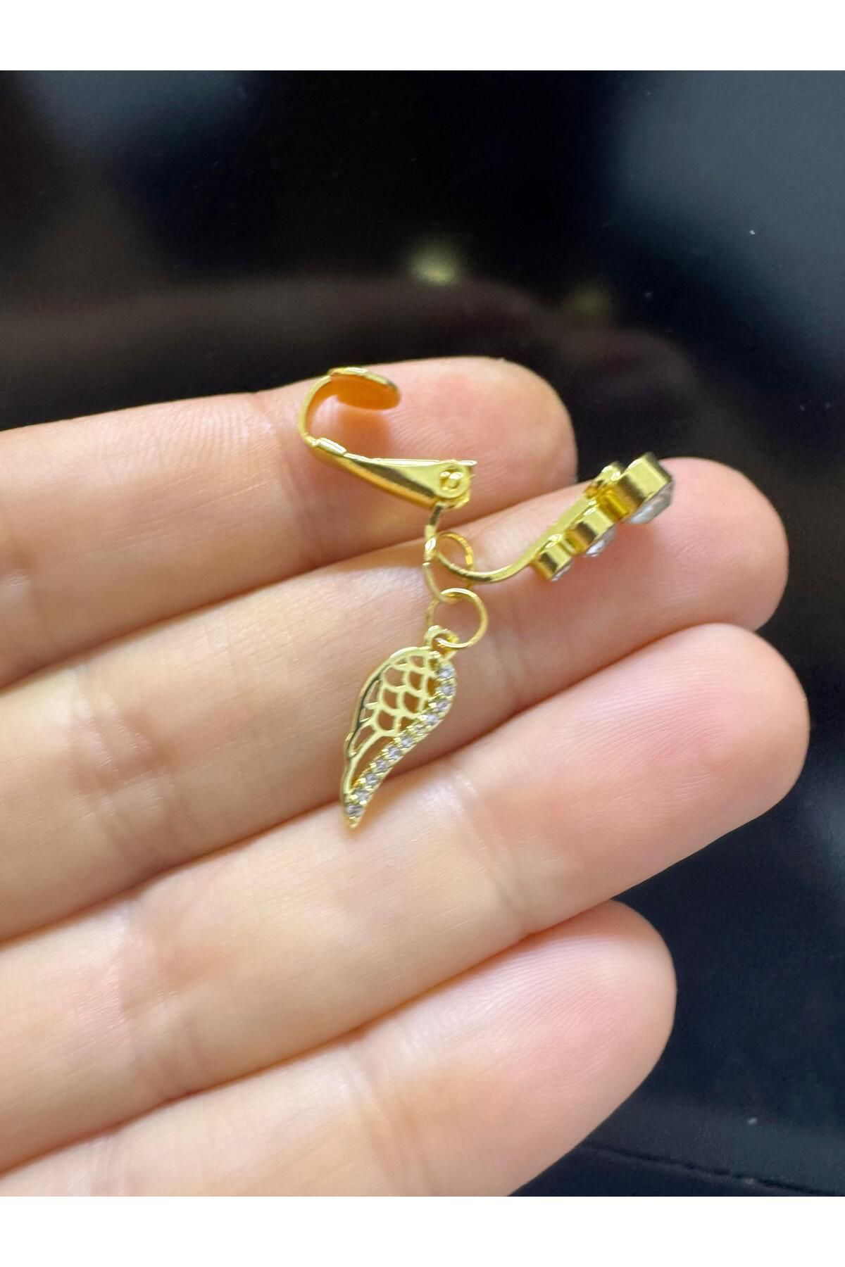 Arescollection Deliksiz ( Delik Gerektirmeyen )Sikiştirmali Melek Kanadi Sallant