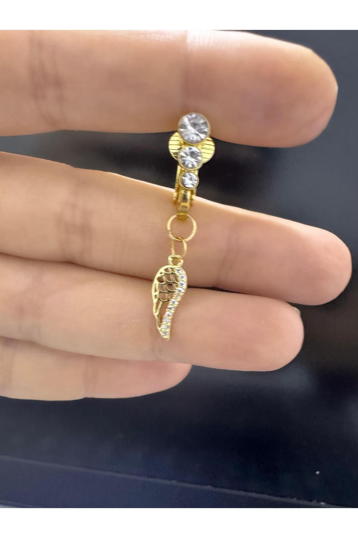 Arescollection Deliksiz ( Delik Gerektirmeyen )Sikiştirmali Melek Kanadi Sallant