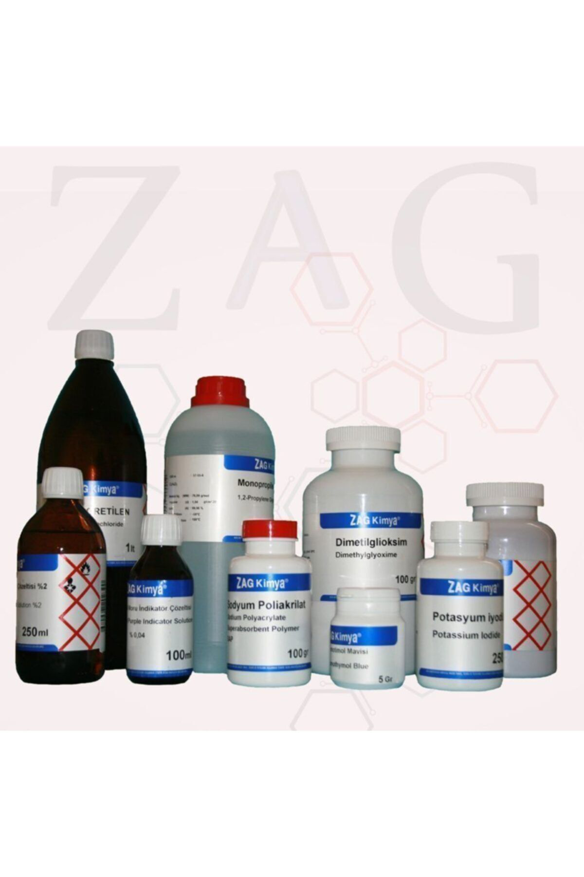 Zag Kimya Demir Tozu Chem Pure 100Gr