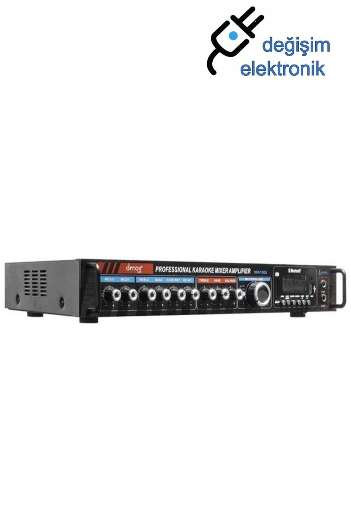 Tteknolojik Denox Dxk-150U 2X80w 8 Ohm Usbsd Mp3 Stereo Amfi