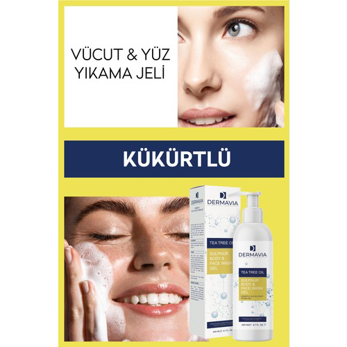 Alvita Dermavia Kükürtlü Yüz Ve Vücut Yikama Jeli 200Ml