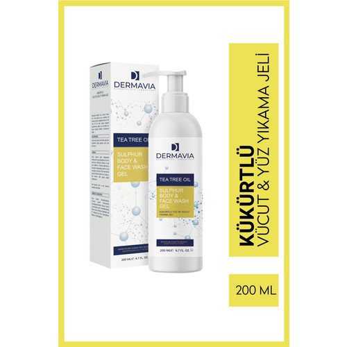 Alvita Dermavia Kükürtlü Yüz Ve Vücut Yikama Jeli 200Ml