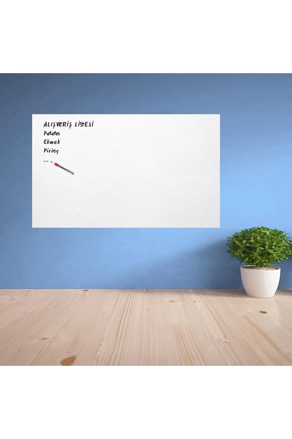 Ok Aksesuar Ders Çalişma Yazi Tahtasi Manyetik Duvar Stickeri 100X60 Cm Go506