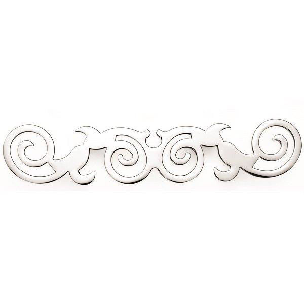 Gürçay Hirdavat Desenli Sarmaşik Kulp Krom 128Mm