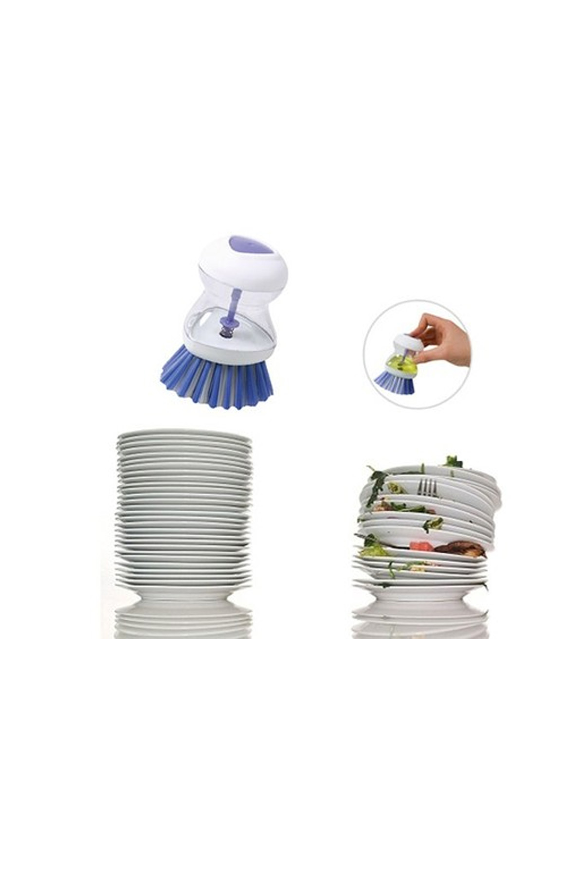 Just Cheap Store Deterjan Hazneli Bulaşik Firçasi Alk-397