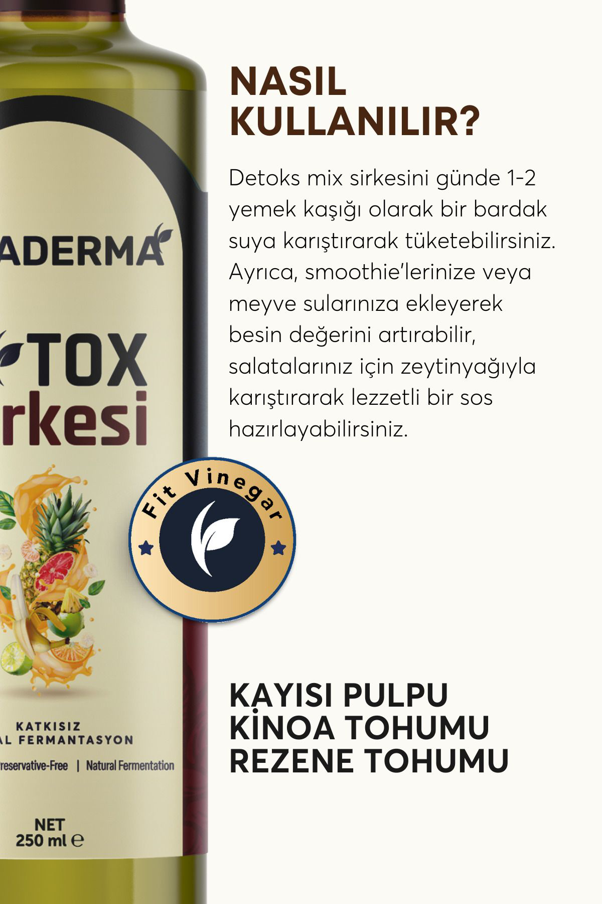 Vitaderma Detox Sirkesi