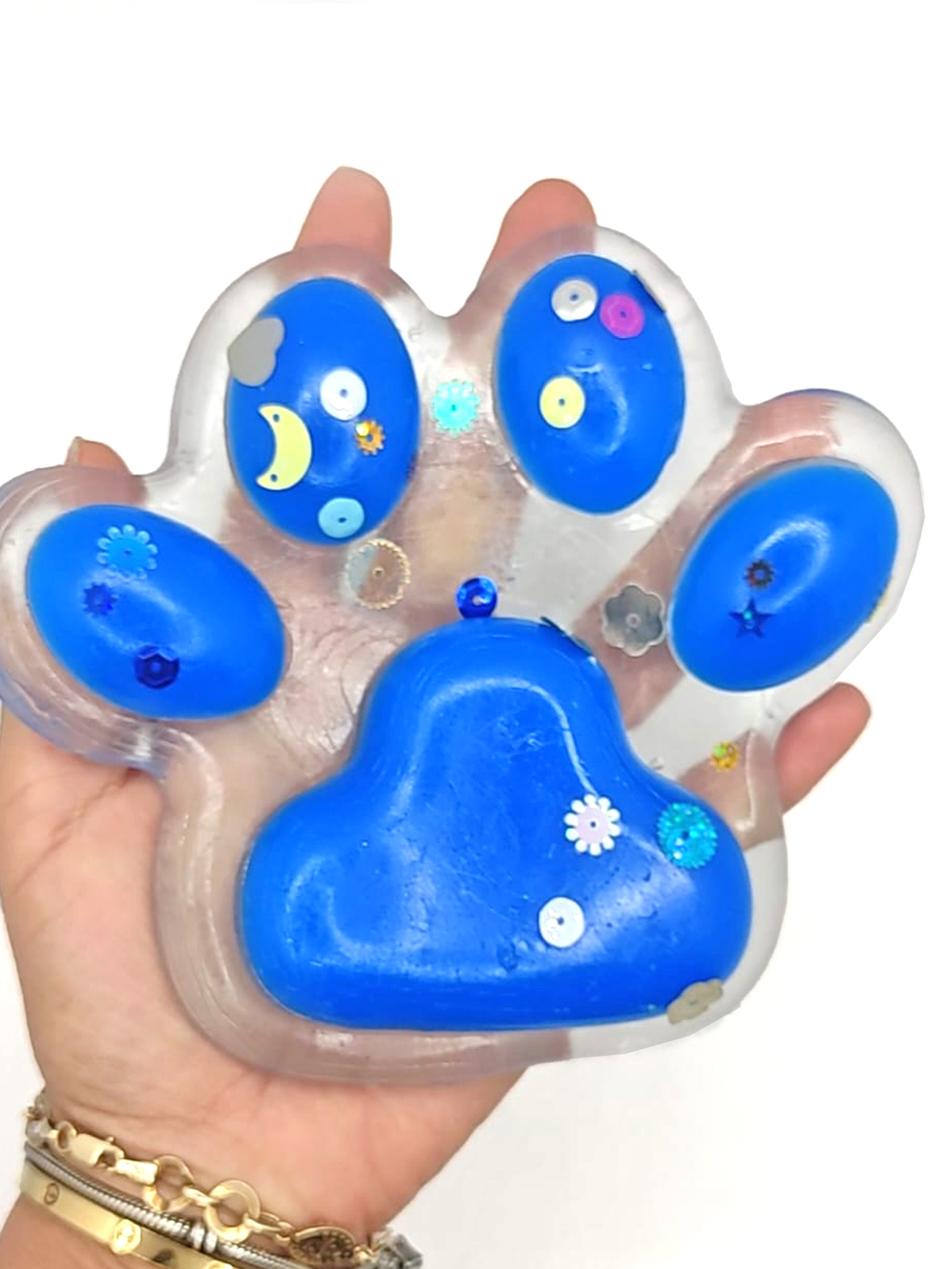 Limmy Dev Pati Squishy Taba Squishy Kedi Pati Sikma 14 Cm Pullu Pati Su