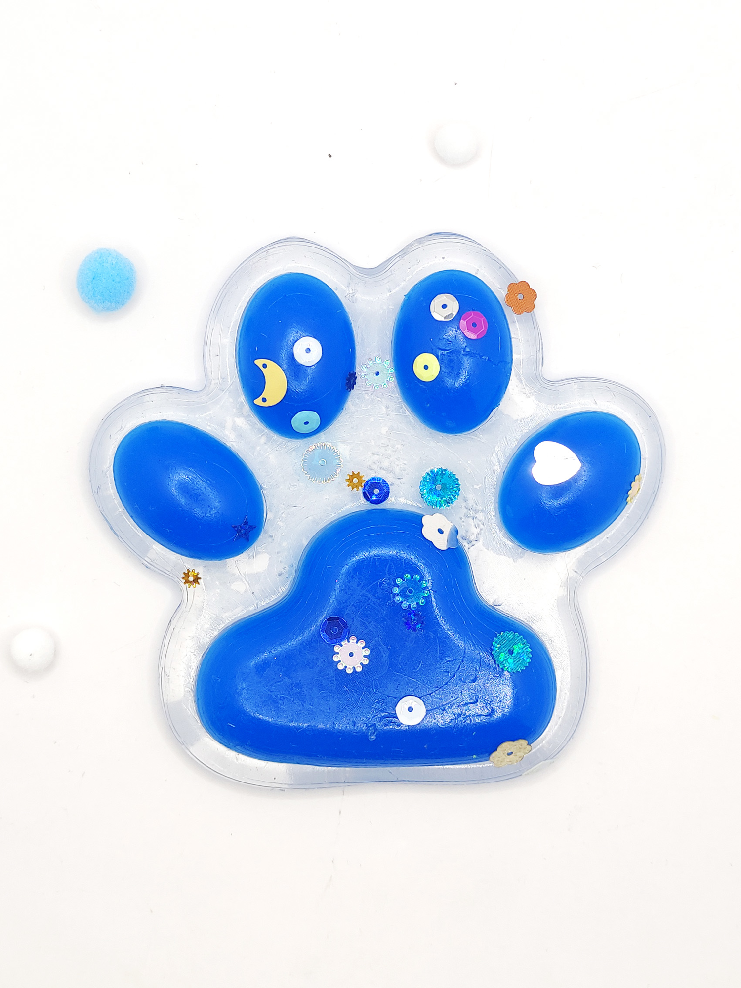 Limmy Dev Pati Squishy Taba Squishy Kedi Pati Sikma 14 Cm Pullu Pati Su