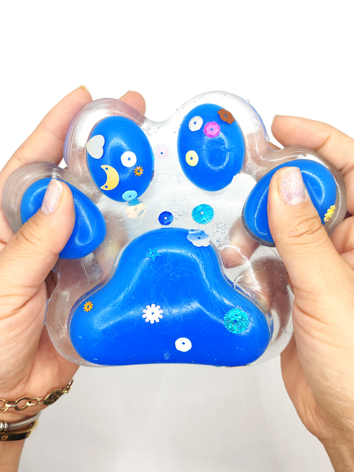 Limmy Dev Pati Squishy Taba Squishy Kedi Pati Sikma 14 Cm Pullu Pati Su