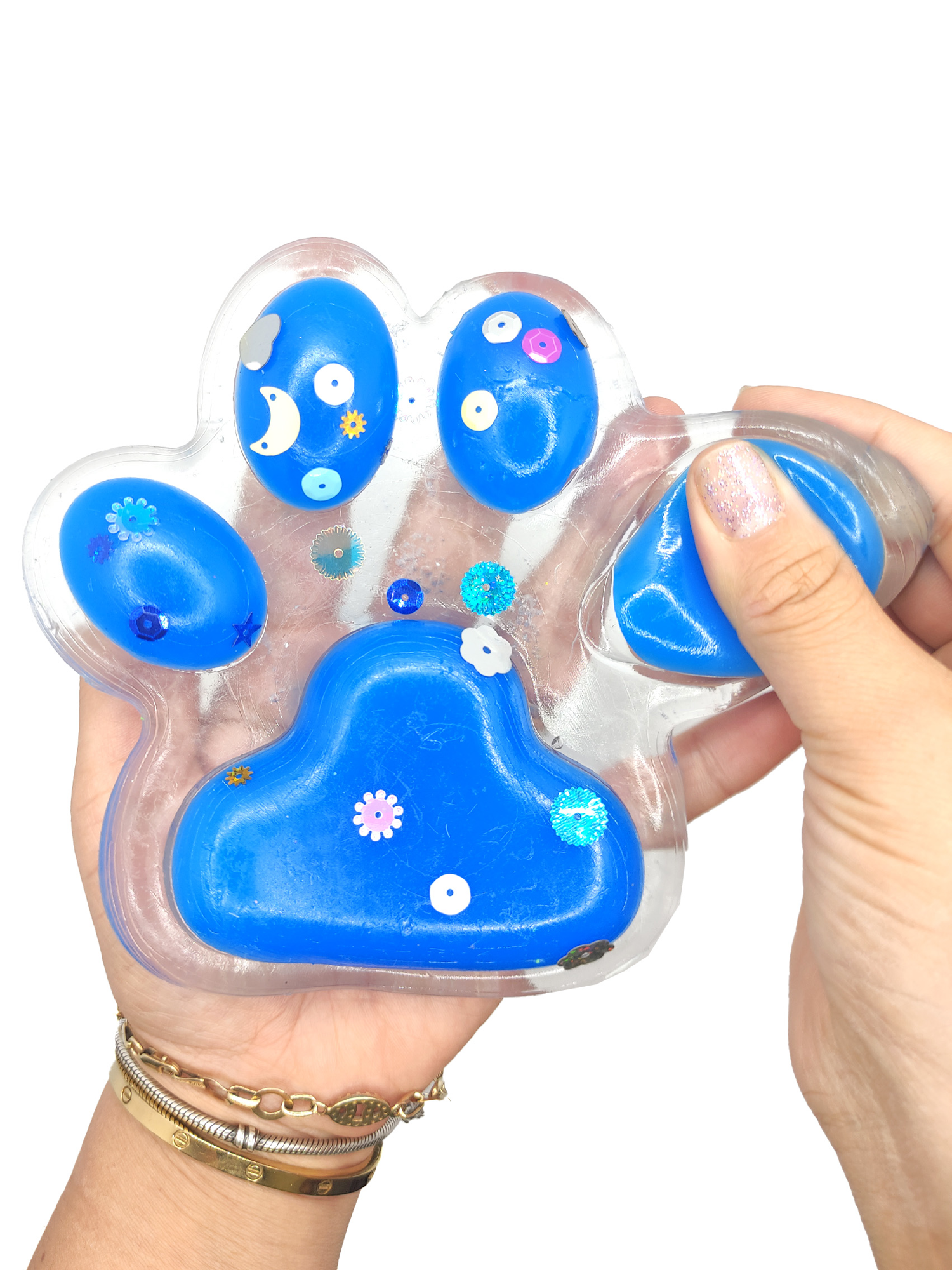 Limmy Dev Pati Squishy Taba Squishy Kedi Pati Sikma 14 Cm Pullu Pati Su