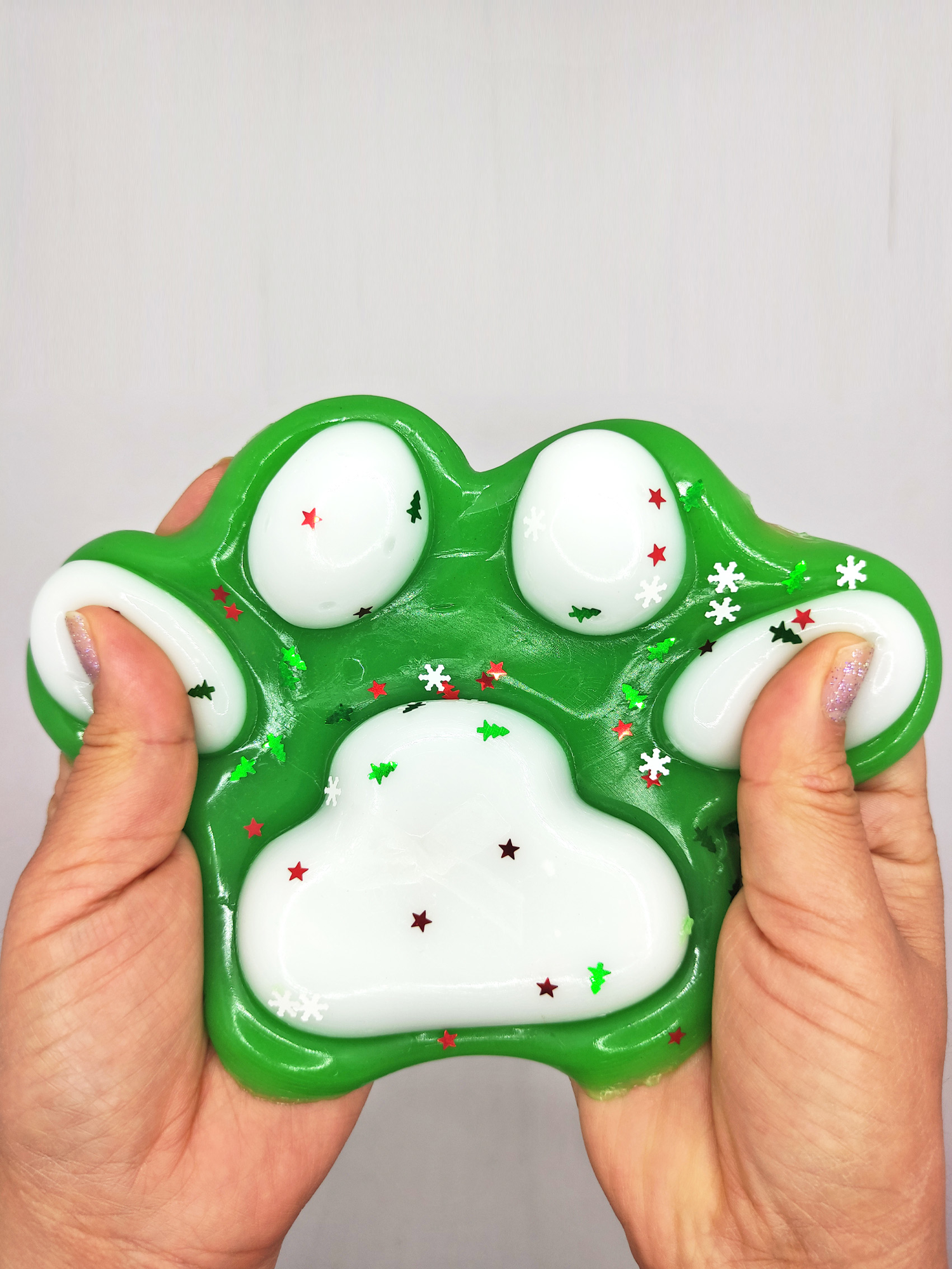 Limmy Dev Pati Squishy Taba Squishy Kedi Pati Sikma 14 Cm Pullu Pati Su