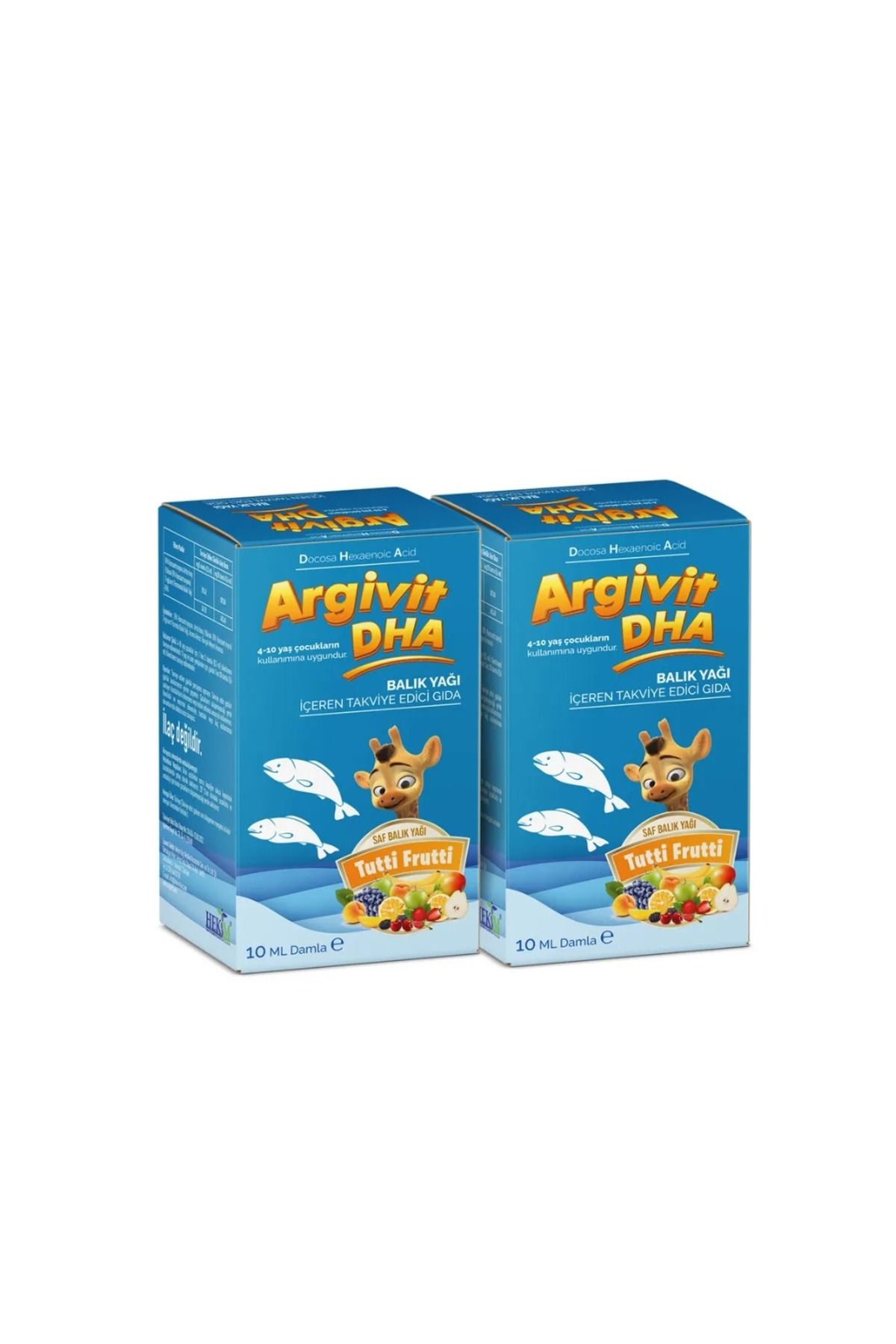 Argivit Dha 2'Li Paket - Konsantrasyonu Artirilmiş Omega-3 Trigliserit Fo
