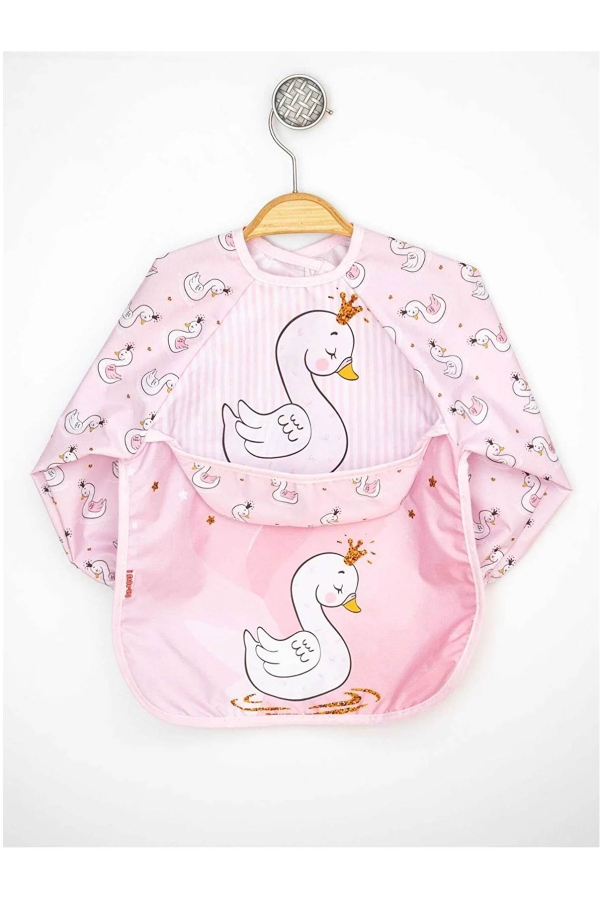 diamondstar Kuğu Desenli Giyilebilir Kollu Unisex Kız Erkek Bebek