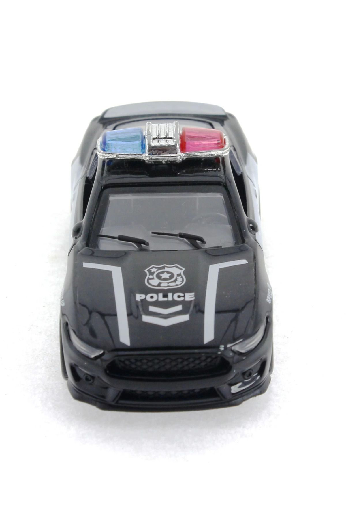 Pamiravm Die Cast Çek Birak Metal Siyah Polis Arabasi