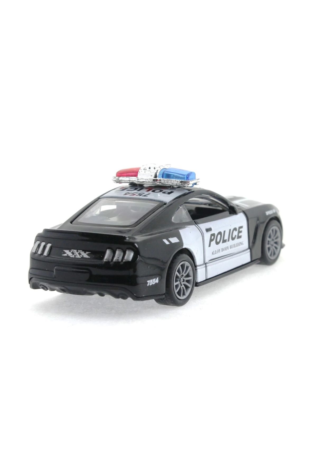 Pamiravm Die Cast Çek Birak Metal Siyah Polis Arabasi
