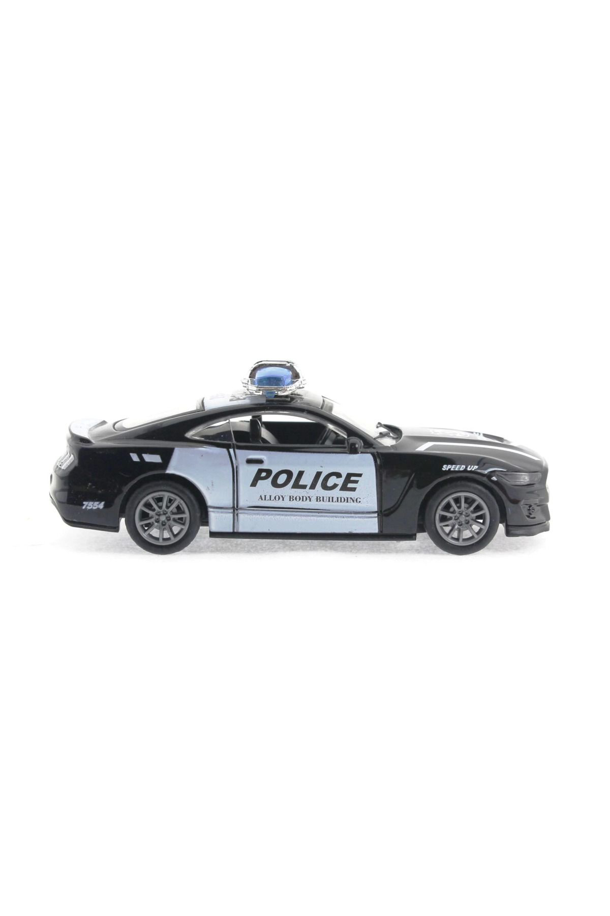 Pamiravm Die Cast Çek Birak Metal Siyah Polis Arabasi