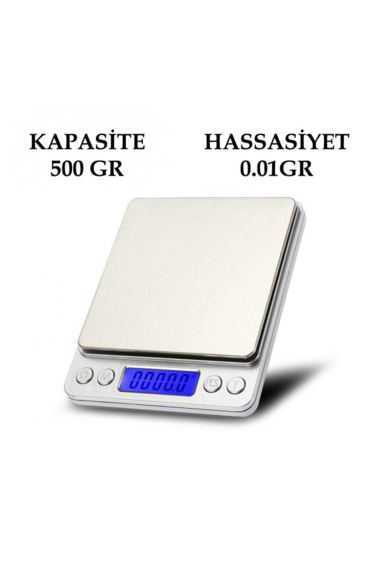 Ok Aksesuar Dijital Hassas Terazi Tarti 500 Gr./0.01 Gr. İ-2000  Go5060212716