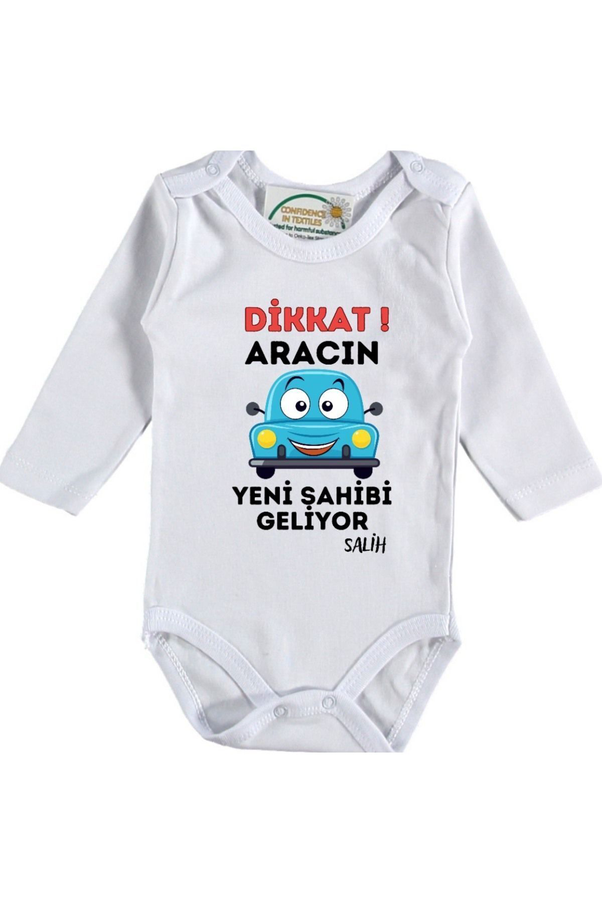 Dikkat Aracın yeni Sahibi Geliyor Yazılı Bebek Zıbın