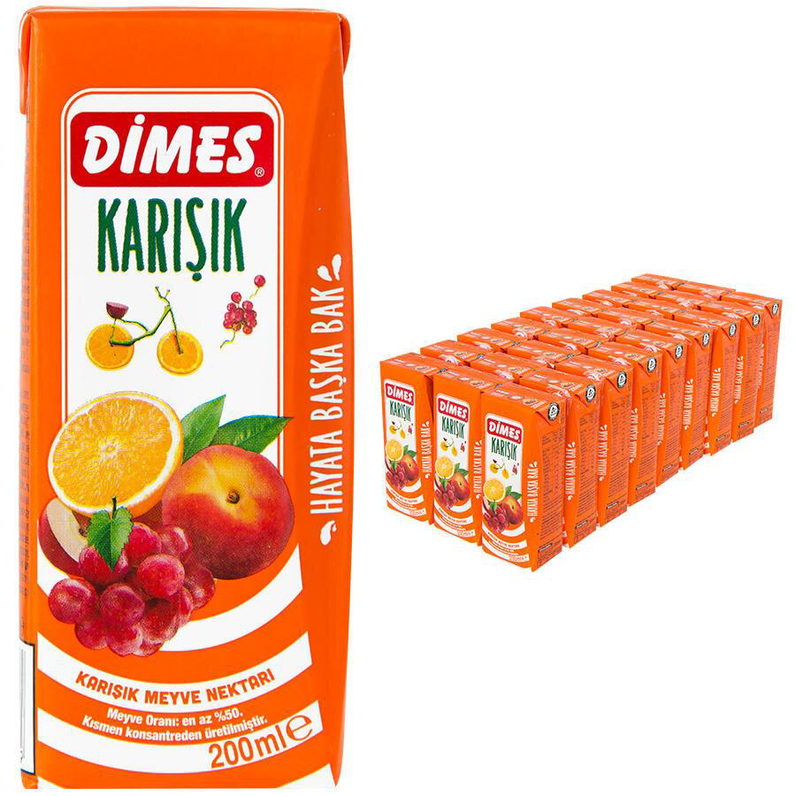 Dimes  Meyve Nektari Karişik 200 Ml 27 Adet