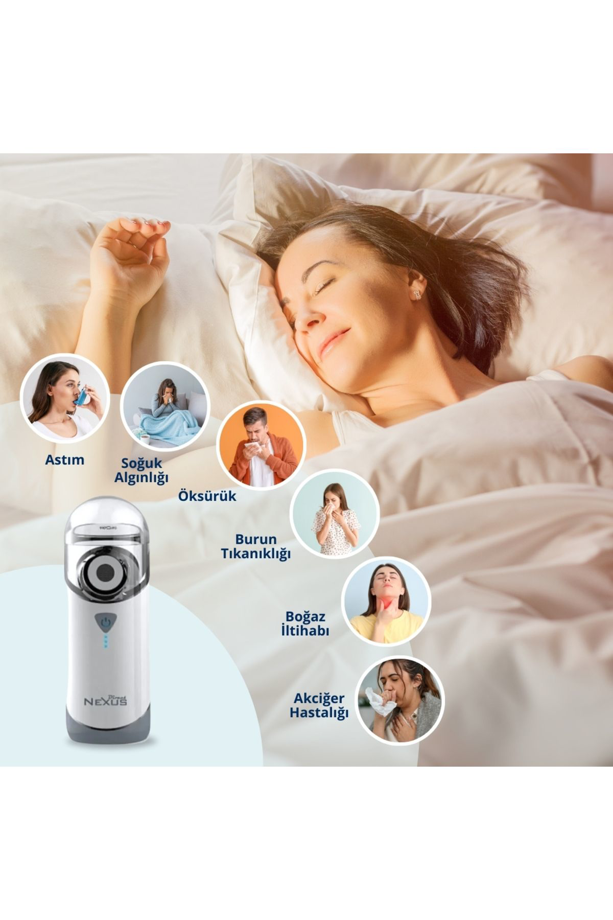 Direct Nexus  Taşinabilir Mesh Nebulizatör