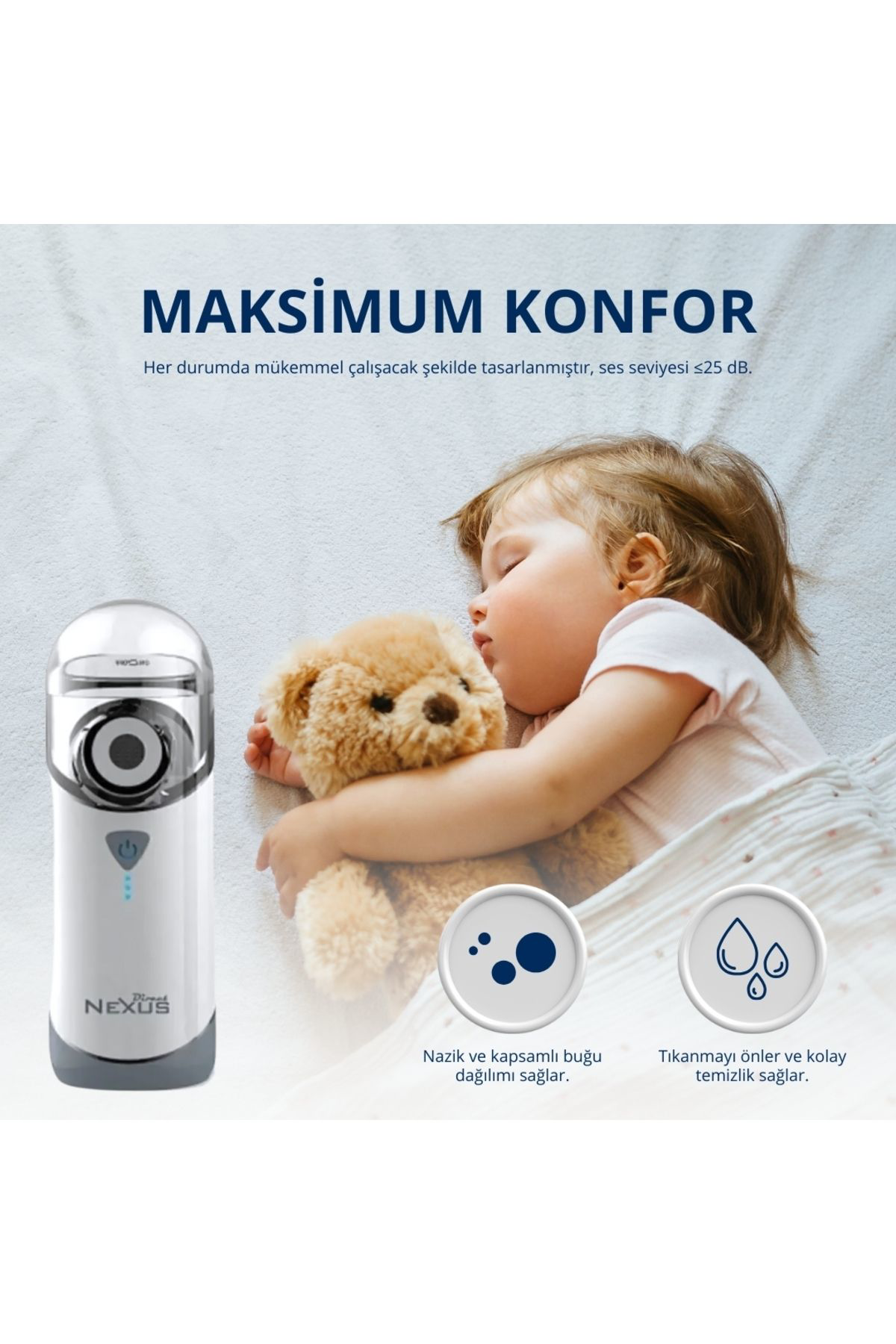 Direct Nexus  Taşinabilir Mesh Nebulizatör