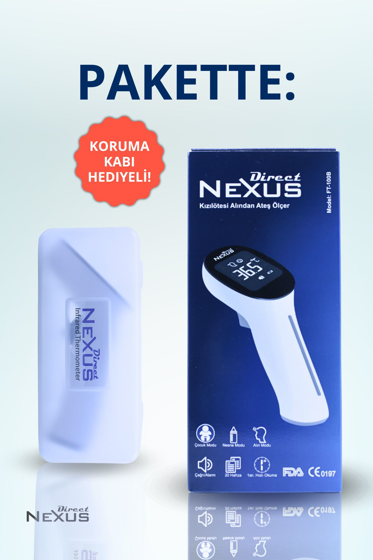 Direct Nexus  Temassiz İnfrared Alindan Ateş Ölçer