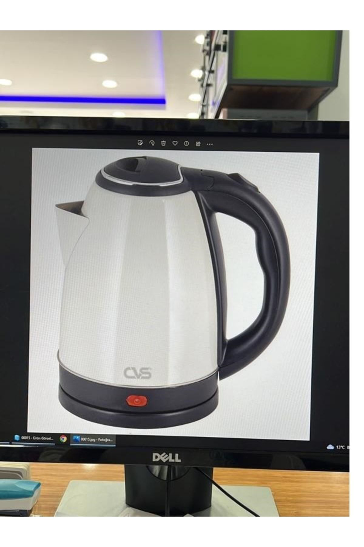 Cvs Dn 00015 Beyaz Burgaz Çelik Kettle (Hürsan)