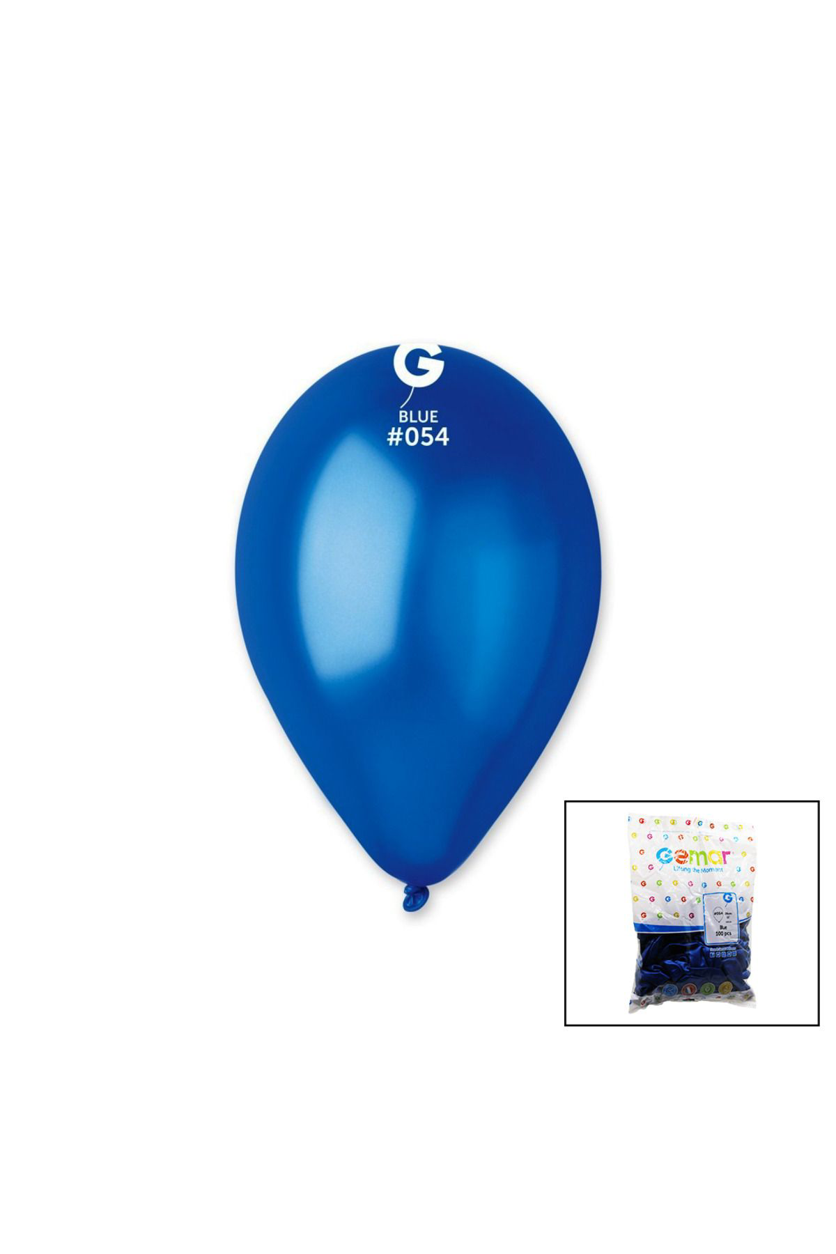 Ok Aksesuar Dnzblsm Gm-110-36-54 Metalik - Mavi Balon 11'' - 28Cm - 100 Parça