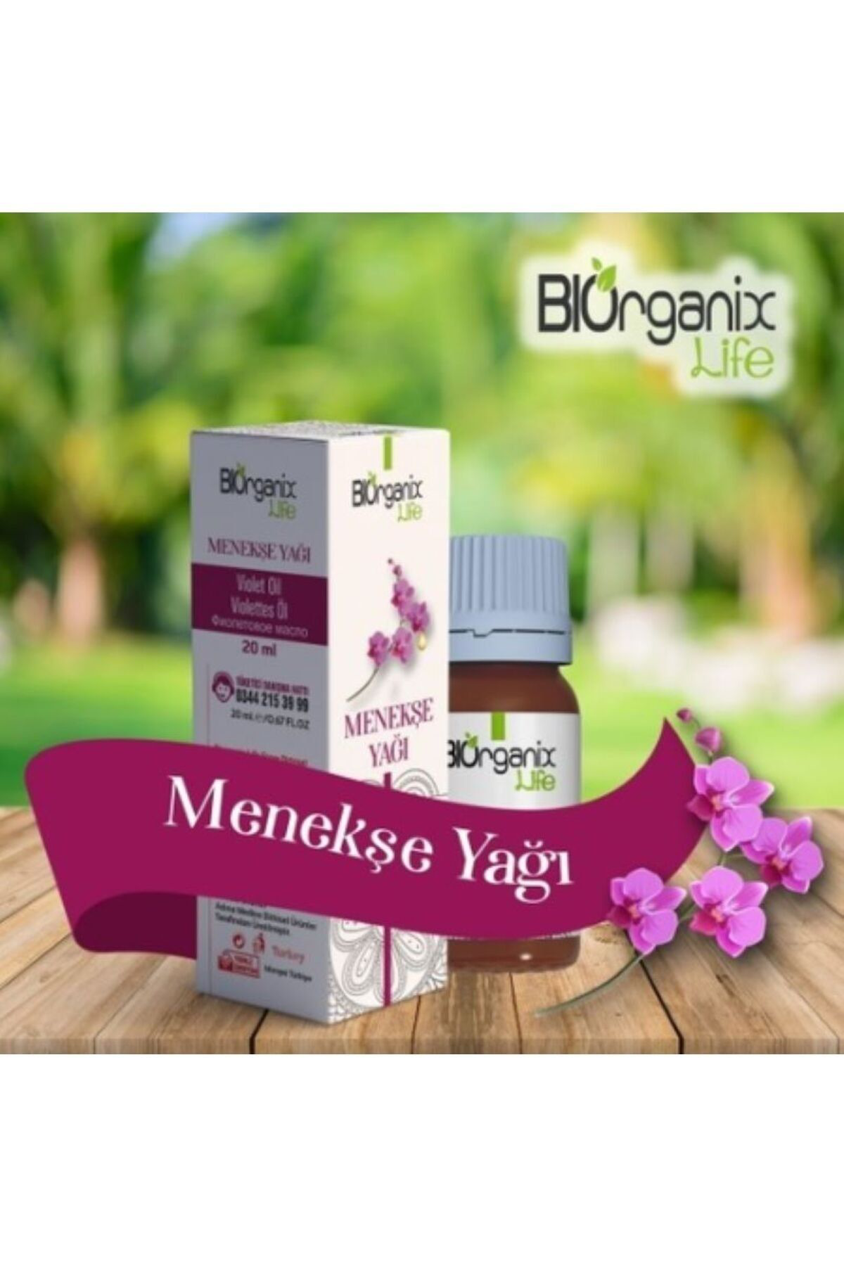 Biorganix Life Doğal Menekşe Yaği 20 Ml
