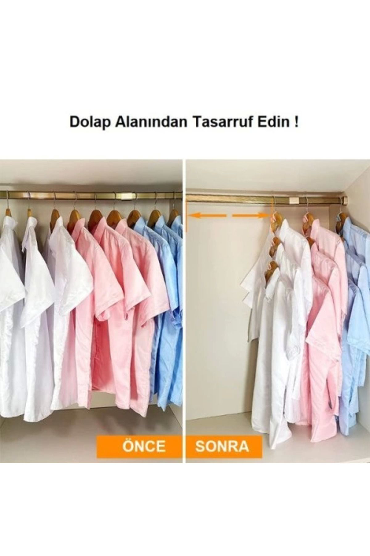 Yusuftex Dolap İçi Aski Aparati Organizer