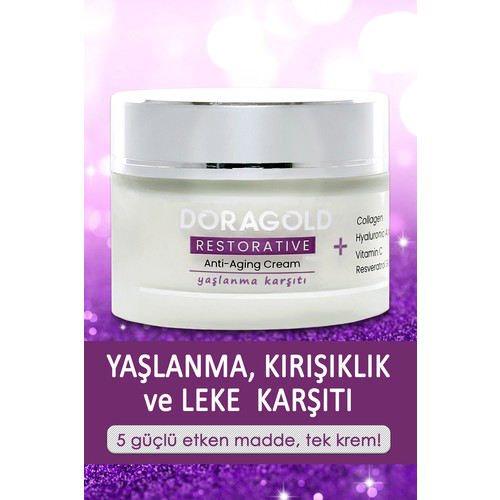 Doragold  Restorative Anti Aging Yaşlanma Karşiti Yüz Bakim Kremi 