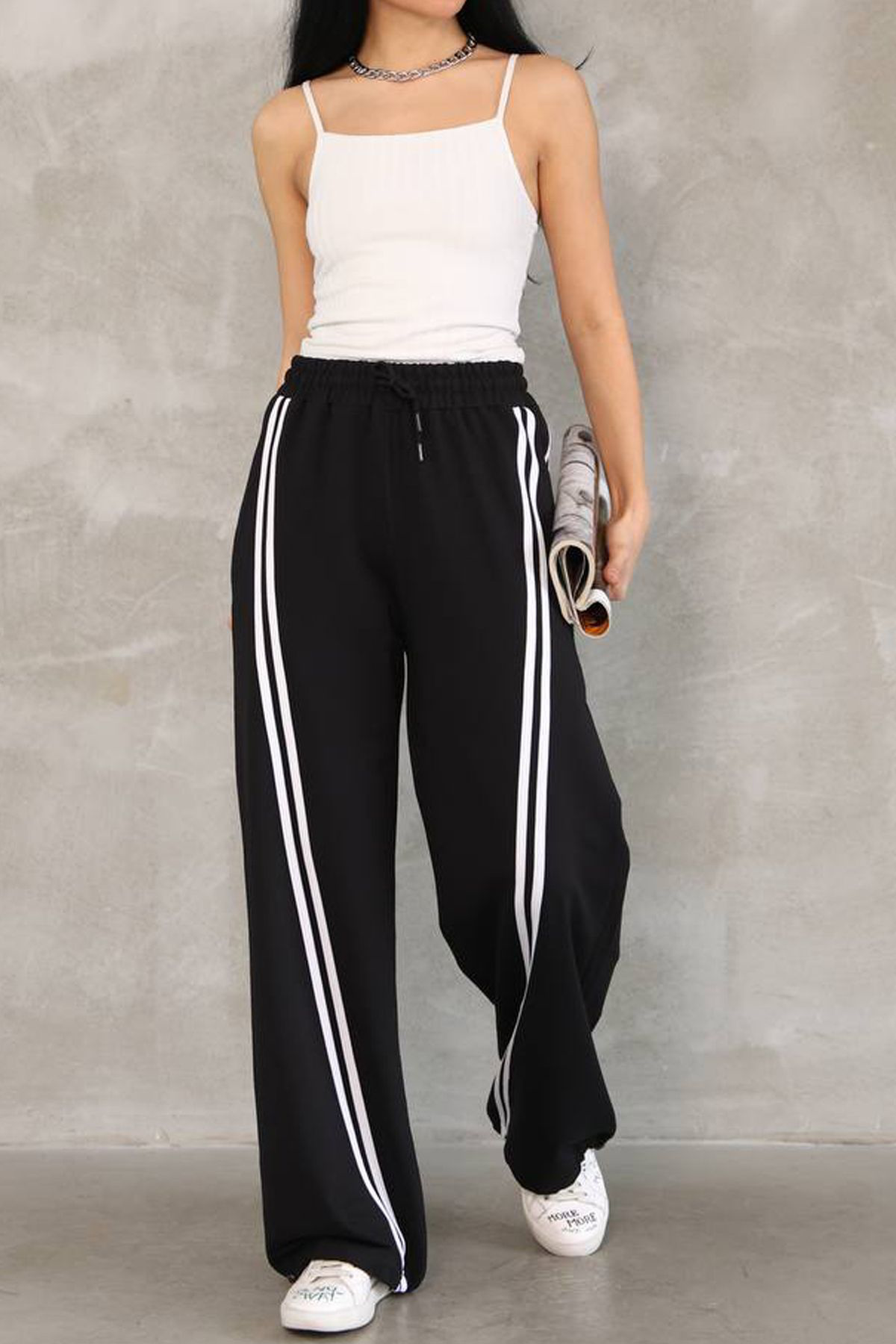 Fiolin Double Line Relax Fit Eşofman Alti