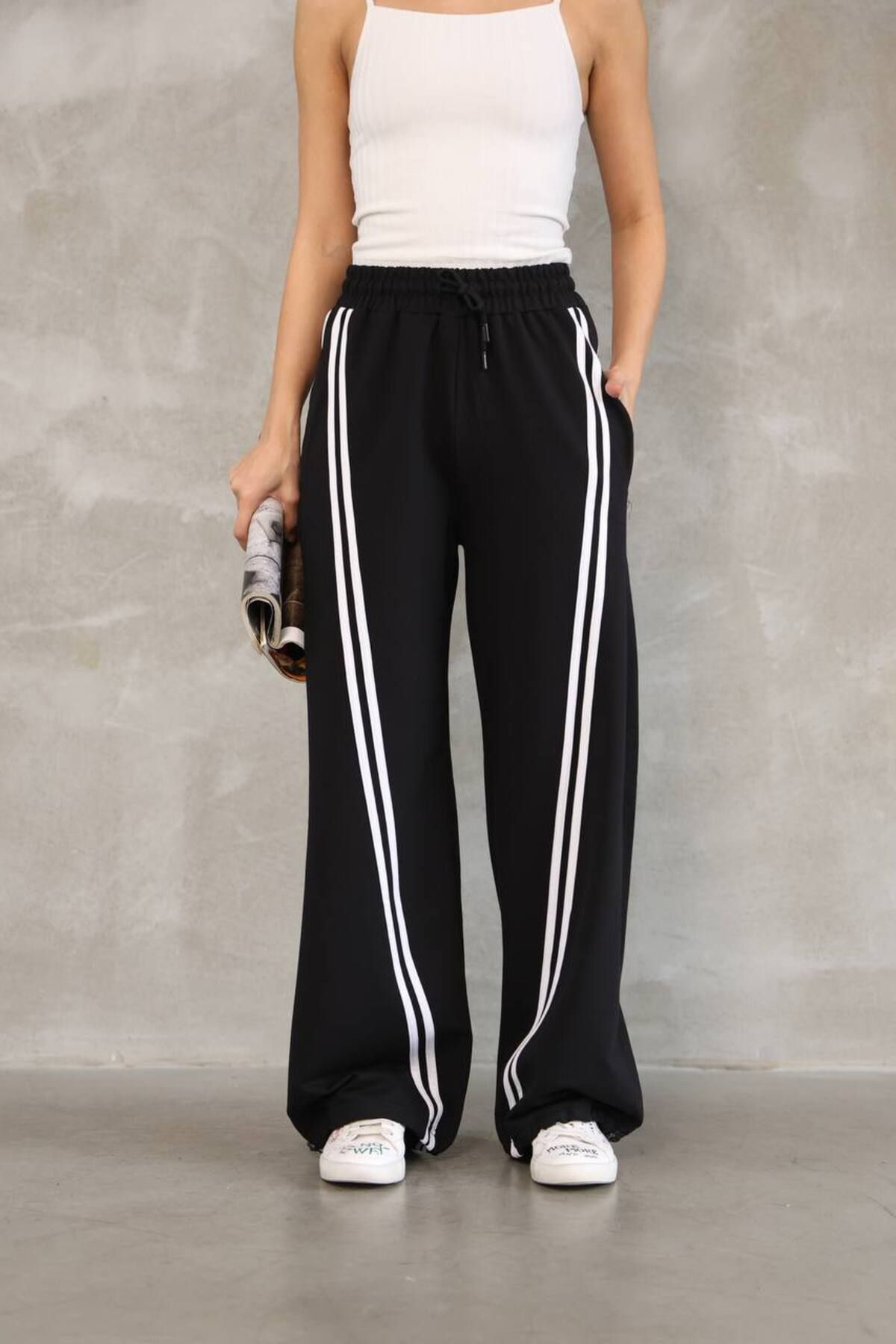 Fiolin Double Line Relax Fit Eşofman Alti