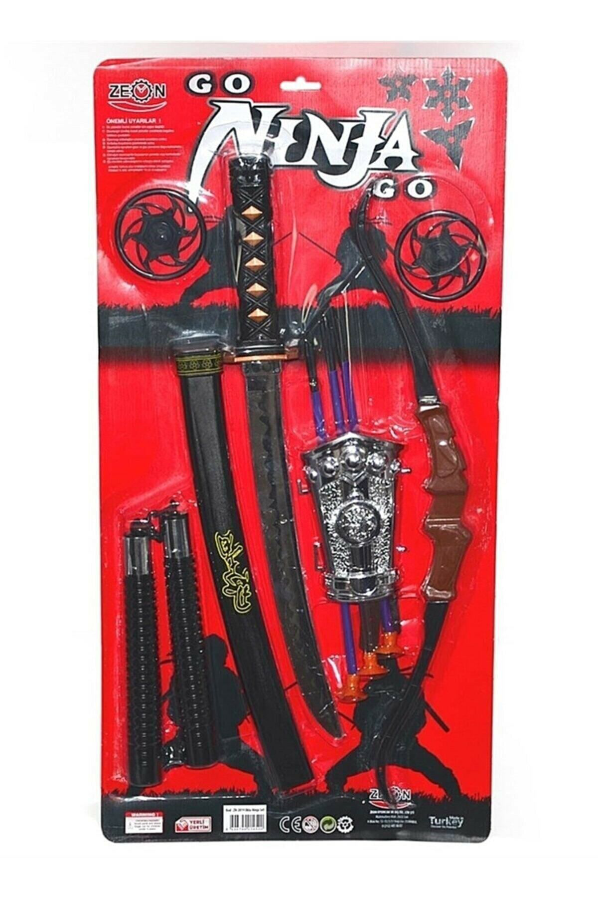 Oyuncak Store Dövüşçü Ninja Kiliç Seti, Kiliç, Kin, Biçak, Nunçako Ve Ninja Yil