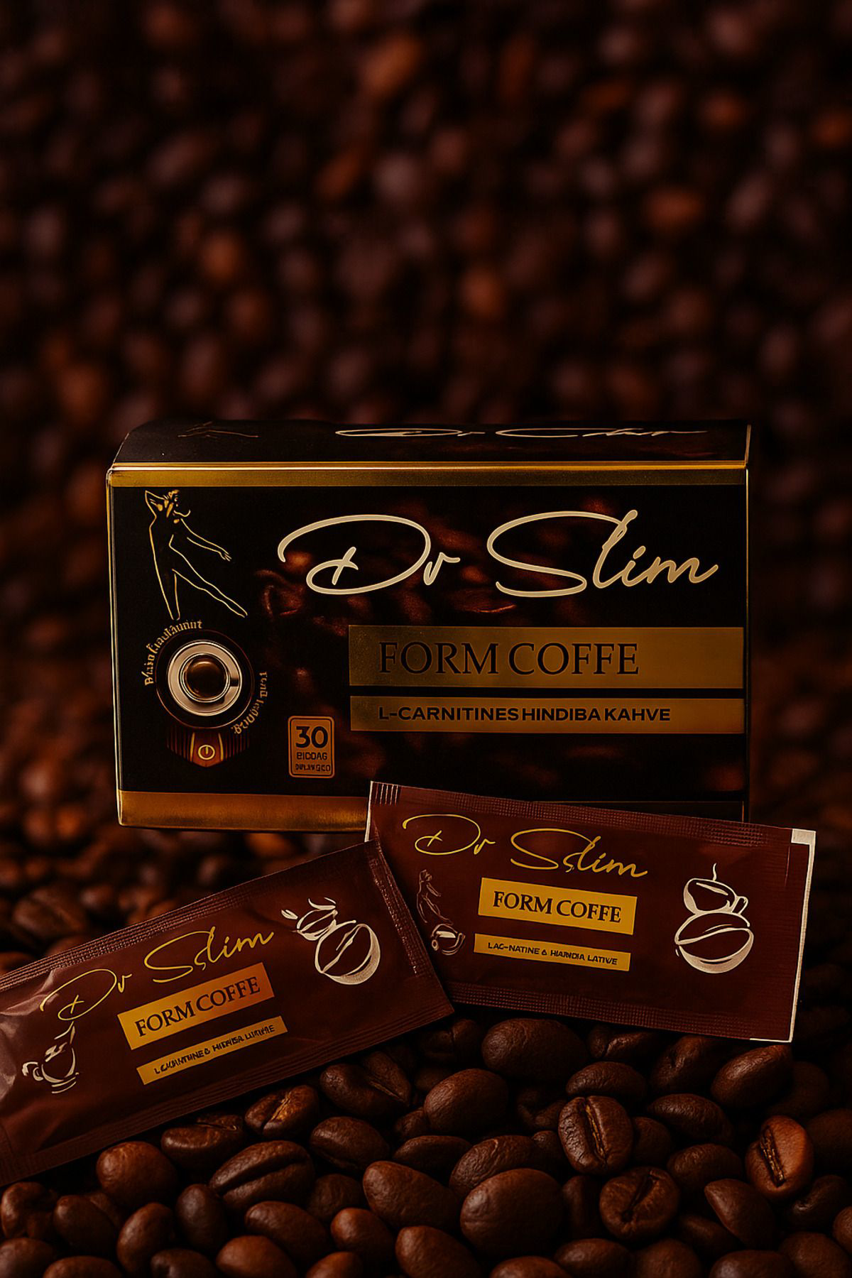 Aleyna Baharat Dr.Slim Kahve Form Kahve L-Carnitin Hindiba Kahve- Detox Kahve