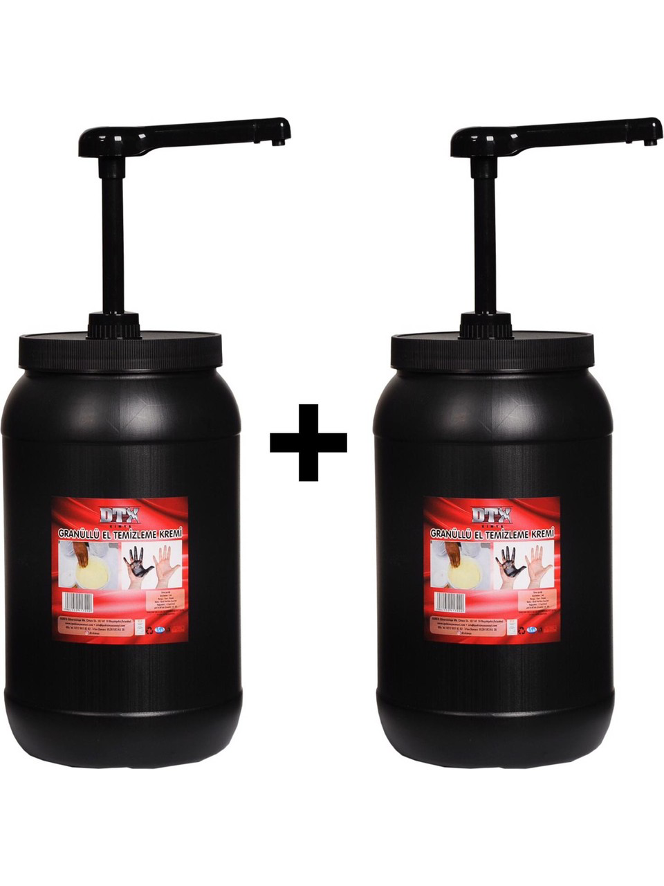 Dtx Kimya  2 Adet Sanayi Tipi Kumlu El Temizleme Kremi Sabunu 3 Kg