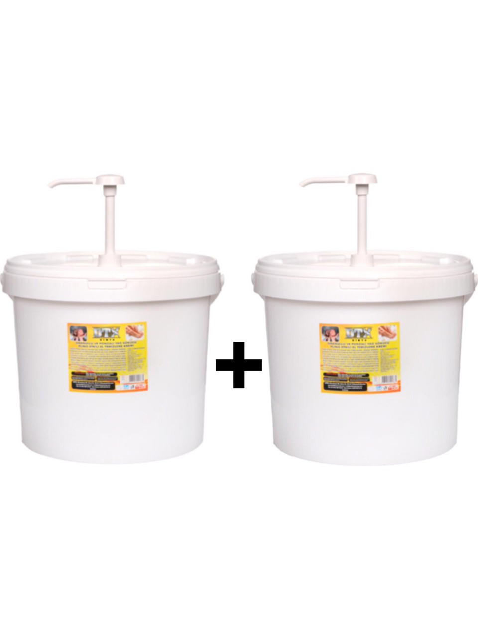 Dtx Kimya  2 Adet Sanayi Tipi Ponza'li  ( Talaşli ) El Temizleme Sabunu (Kremi) 8 Kg