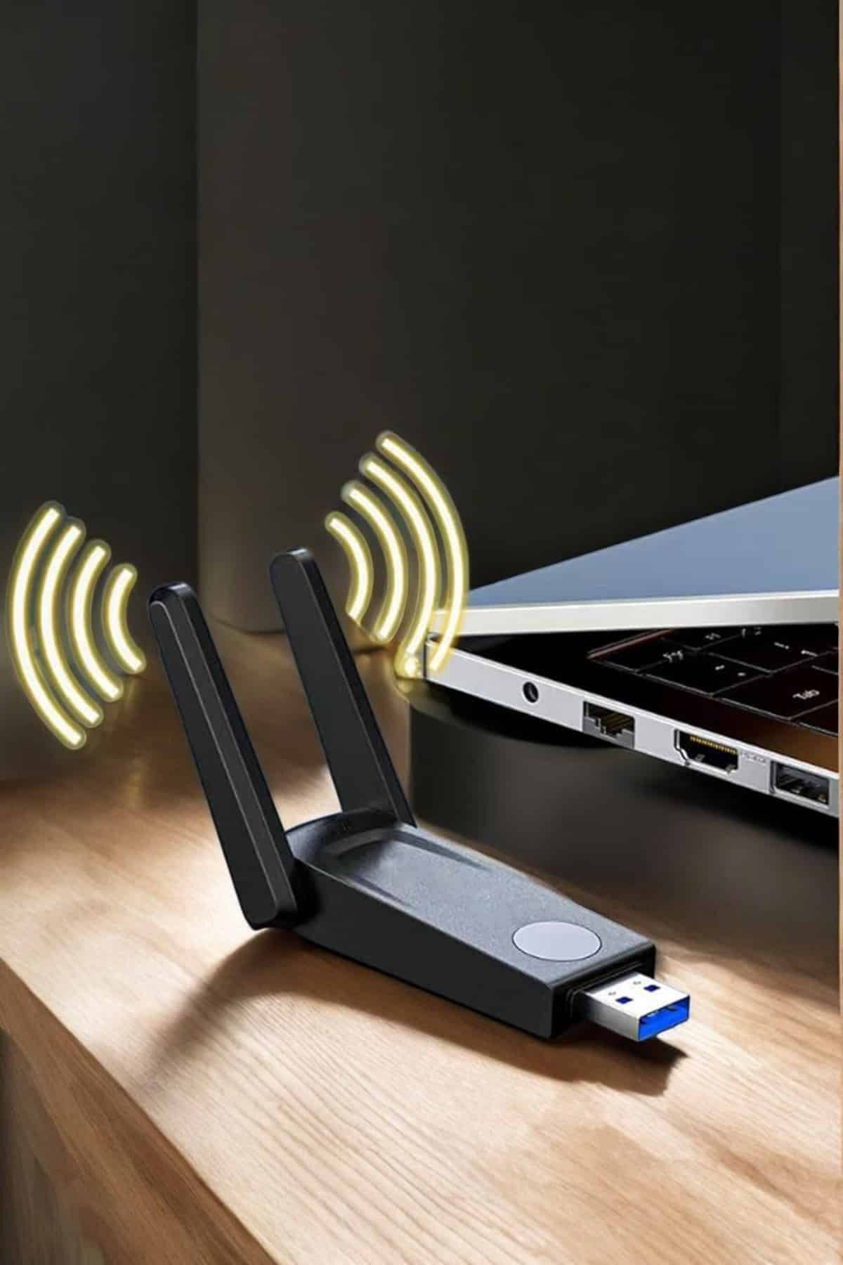 Pamiravm Dual Band Wifi Alici Adaptör Usb 3.0 Destekli