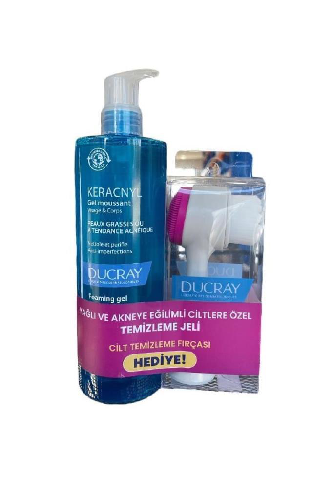 Ducray  Keracnyl Gel Moussant 400 Ml Firça Hediyeli