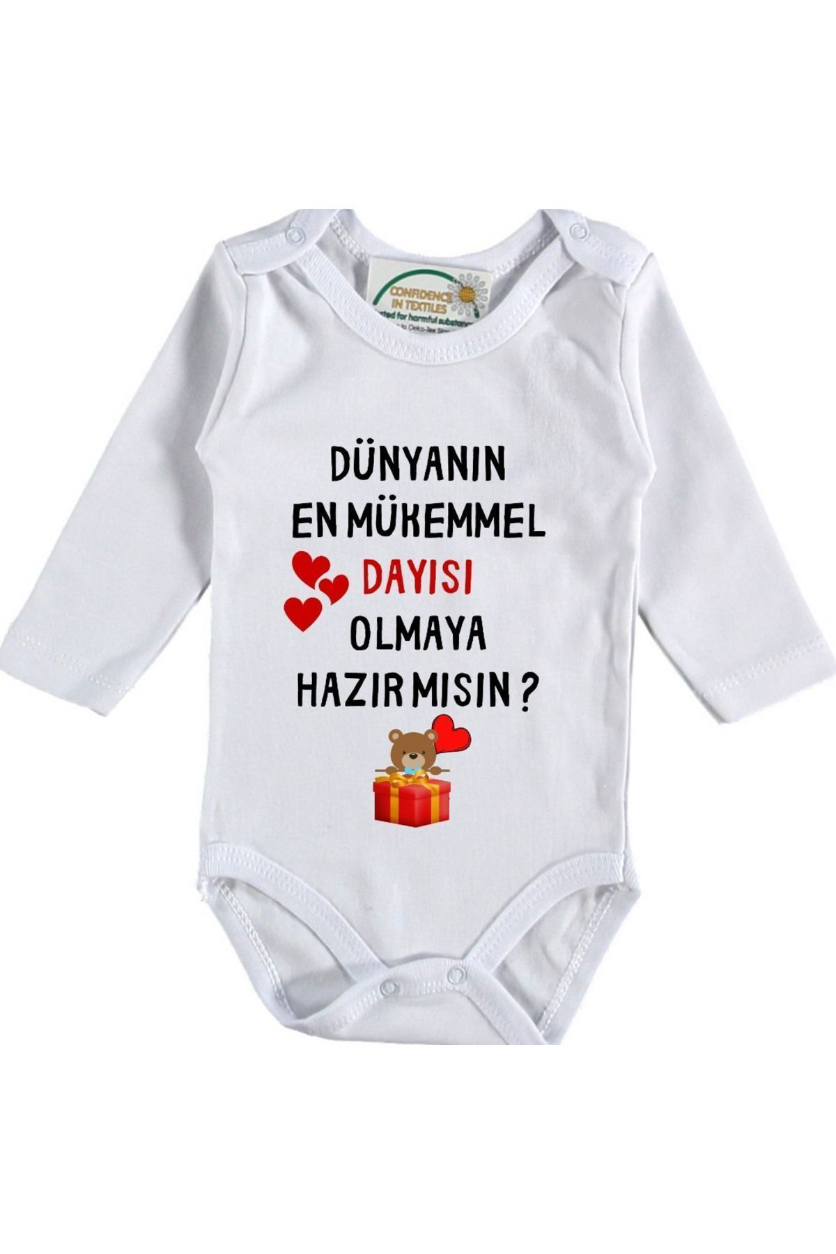 Dünyanın En Mükemmel dayısı Olmaya hazırmısın Yazılı Bebek Zıbın
