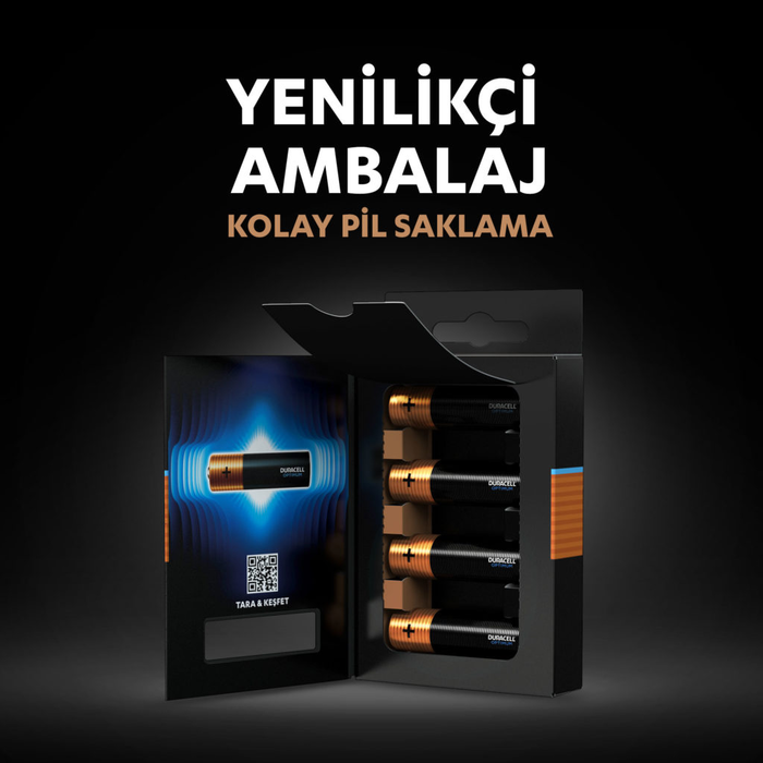 Duracell  Optimum Aaa İnce Kalem Pil - 4’Lü Paket