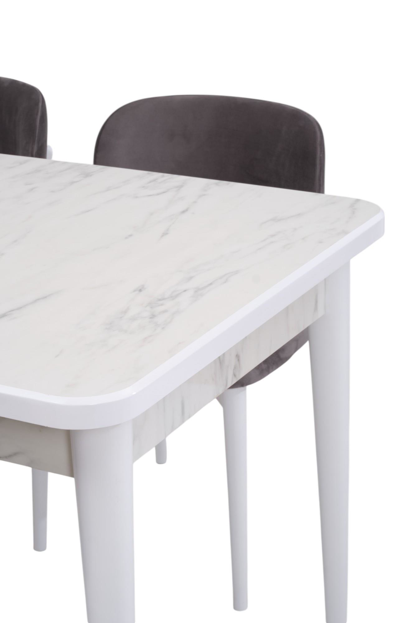 Erezogullari Mobilya Duru Mdf Lak Panel Açilir Yemek Mutfak Masasi 90X160