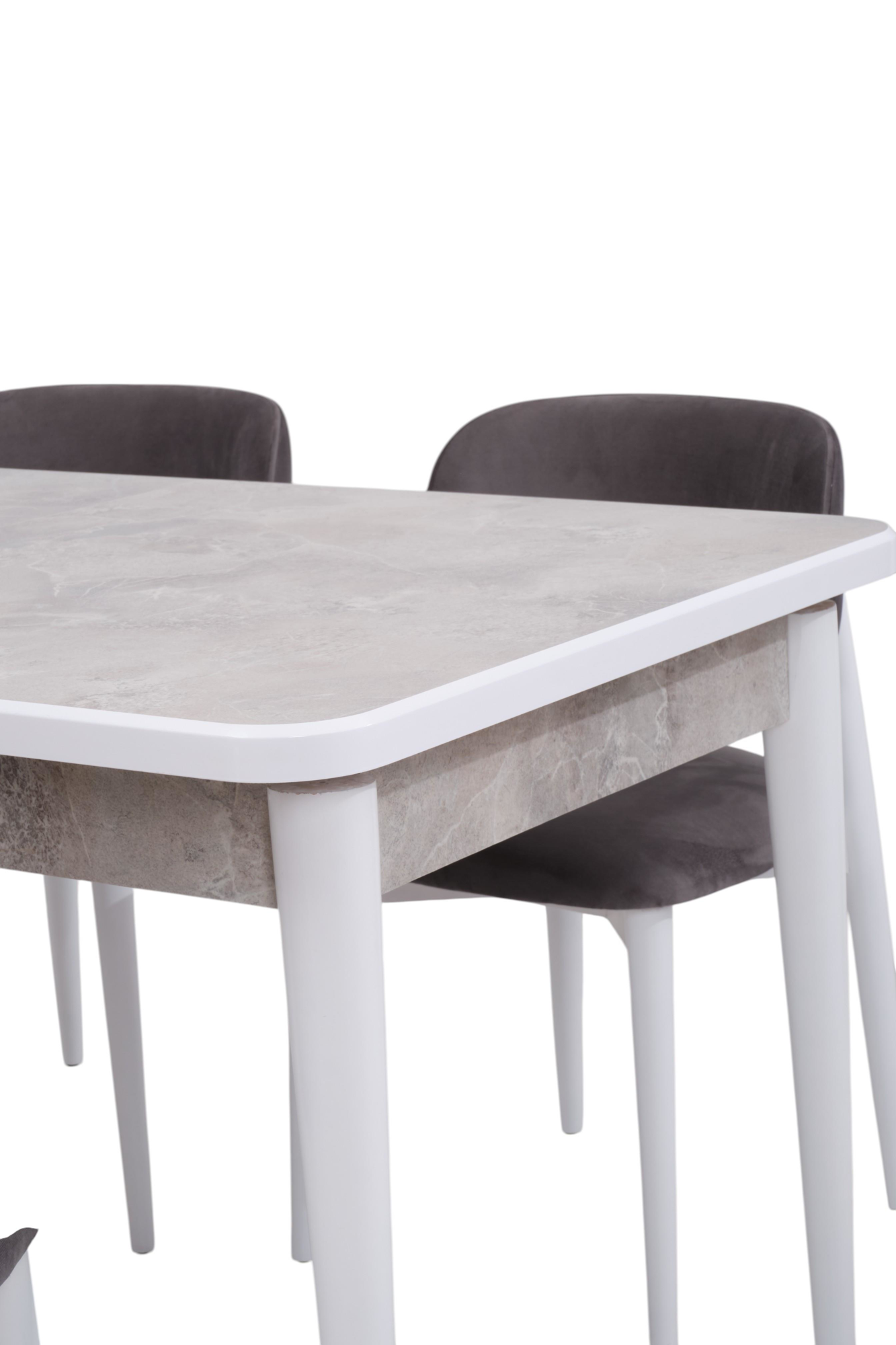 Erezogullari Mobilya Duru Mdf Lak Panel Açilir Yemek Mutfak Masasi 90X160