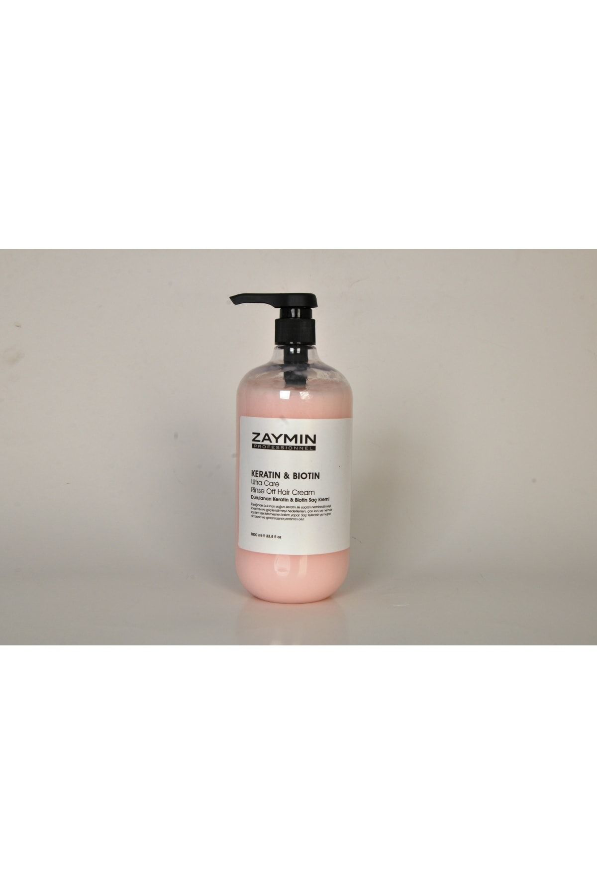 Zaymin Durulanan Keratin Biotin Saç Kremi 1000Ml
