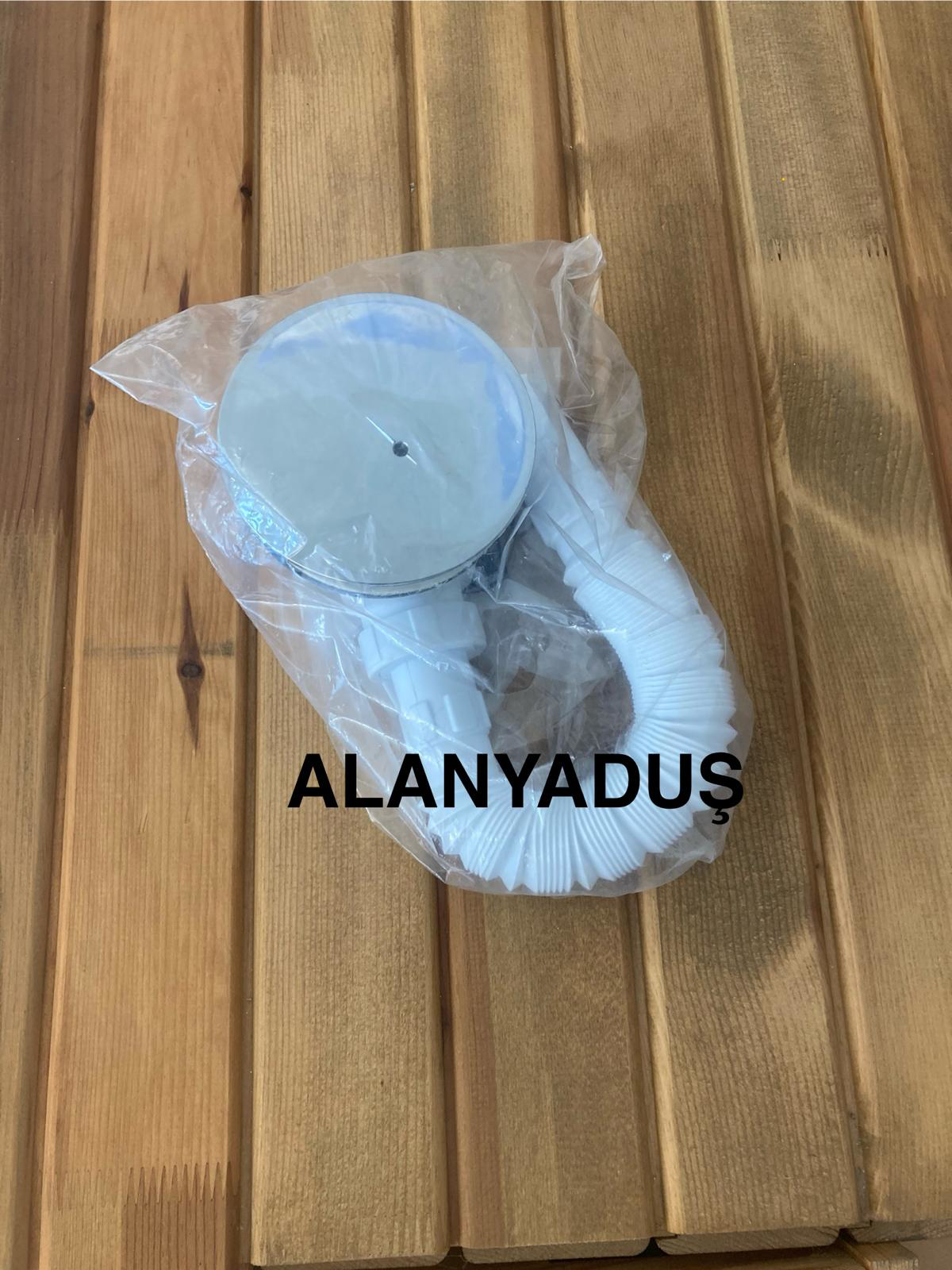 Alanyaduş Duş Teknesi Kromaj Kapak 90'Lik Sifon