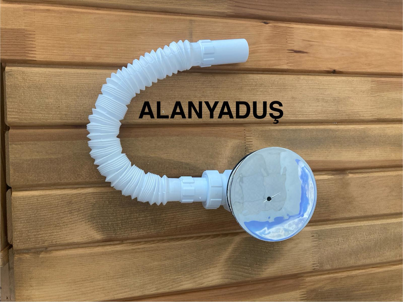 Alanyaduş Duş Teknesi Kromaj Kapak 90'Lik Sifon