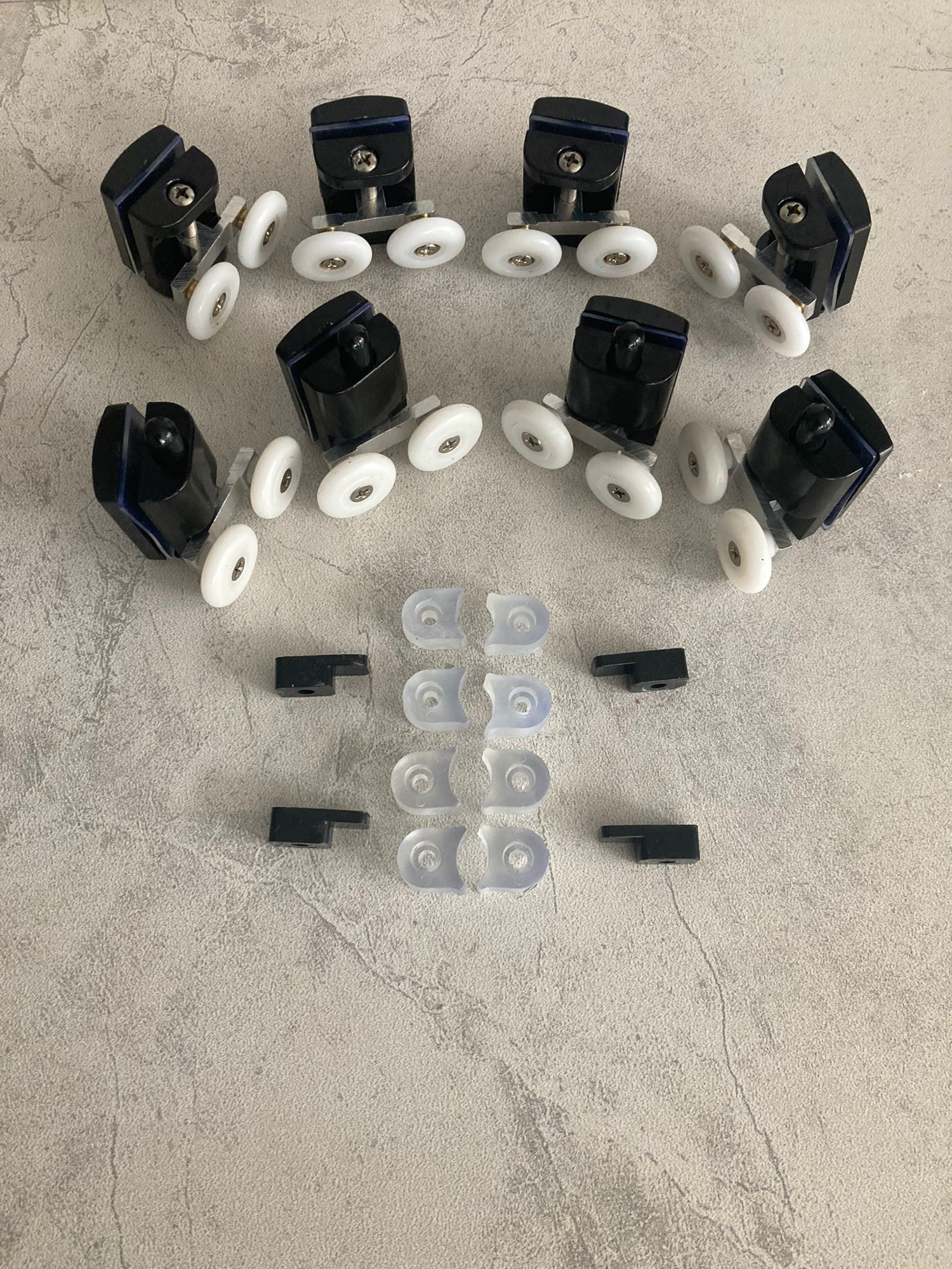 DUŞAKABİN TEKERLEĞİ METAL GÖVDE SİYAH
