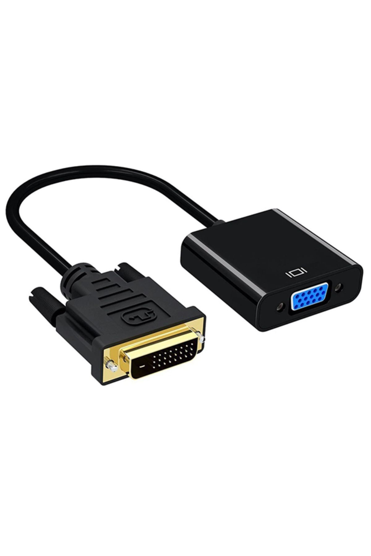 Ok Aksesuar Dvi-D 24+1 Erkek To Vga Dişi Çevirici Adaptör Kablo Dvi-D To Vga
