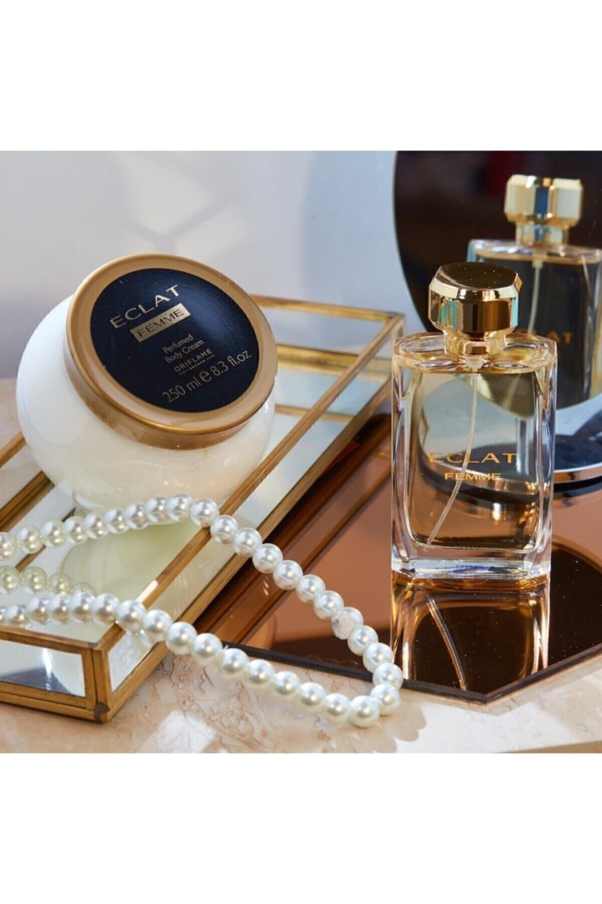 Oriflame Eclat Femme Edt + Eclat Femme Parfümlü Vücut Kremi